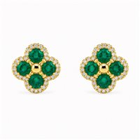 Ohrringe Ultima Edizione Dame tiffany in Silber OAO7591-VERDE-GIALLO